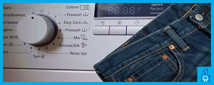 تنظیمات لباسشویی برای شستن شلوار جین