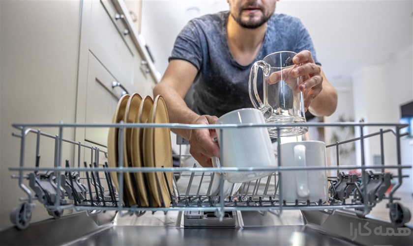 4. تمیز نبودن فیلتر ورودی آب، علت خرابی بازوی آبپاش ماشین ظرفشویی